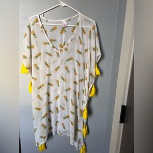 Xhileration Cover Up - Pineapple print - Size Large